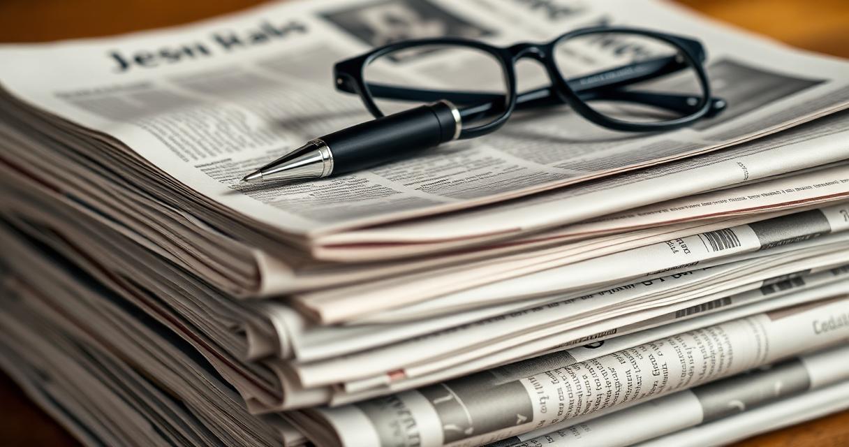 Independent editorial desk with monitors