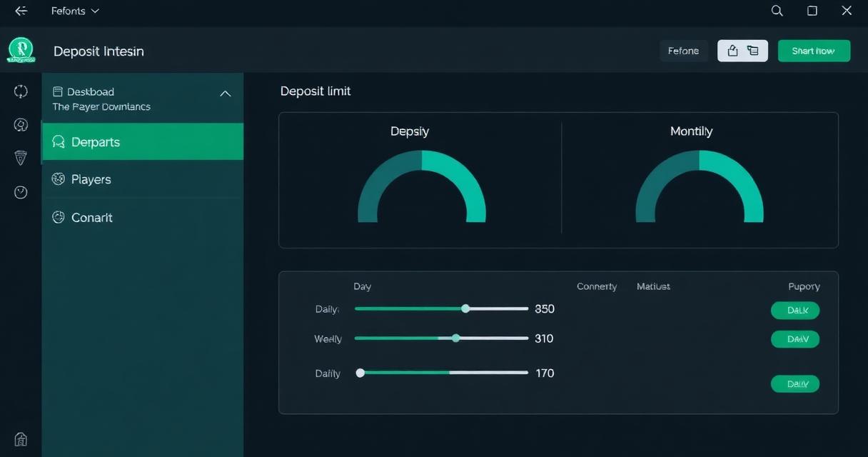 Deposit limits dashboard illustration